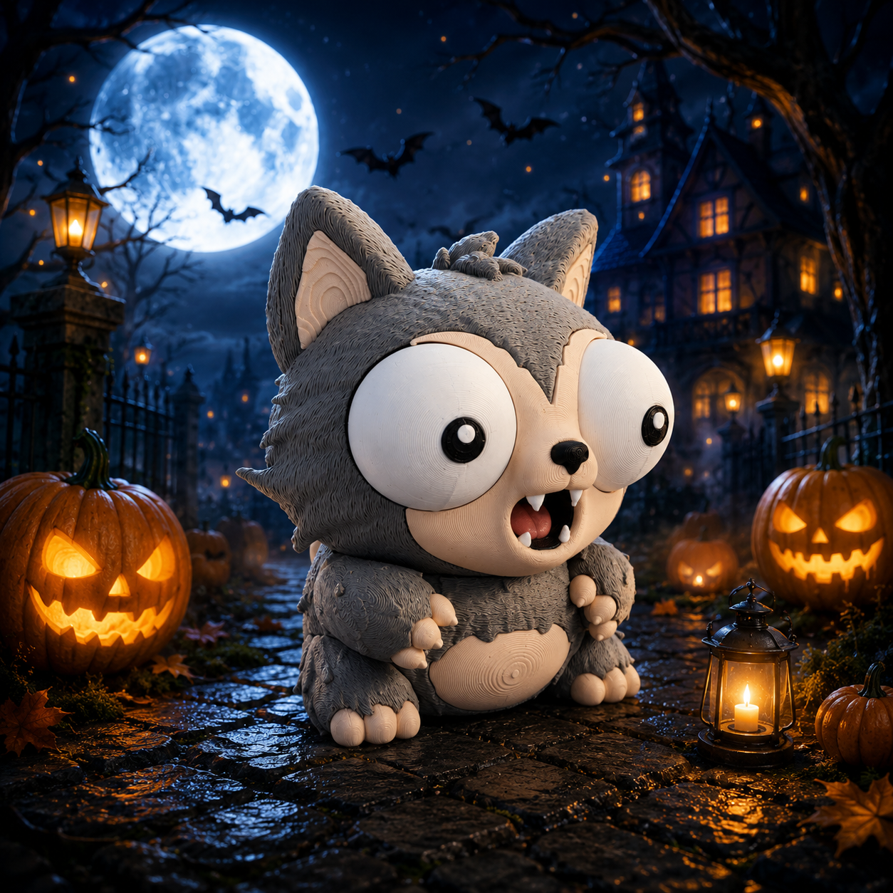 Derp Werewolf – Interactive Halloween Figure