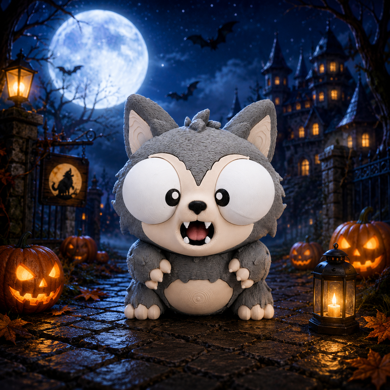 Derp Werewolf – Interactive Halloween Figure