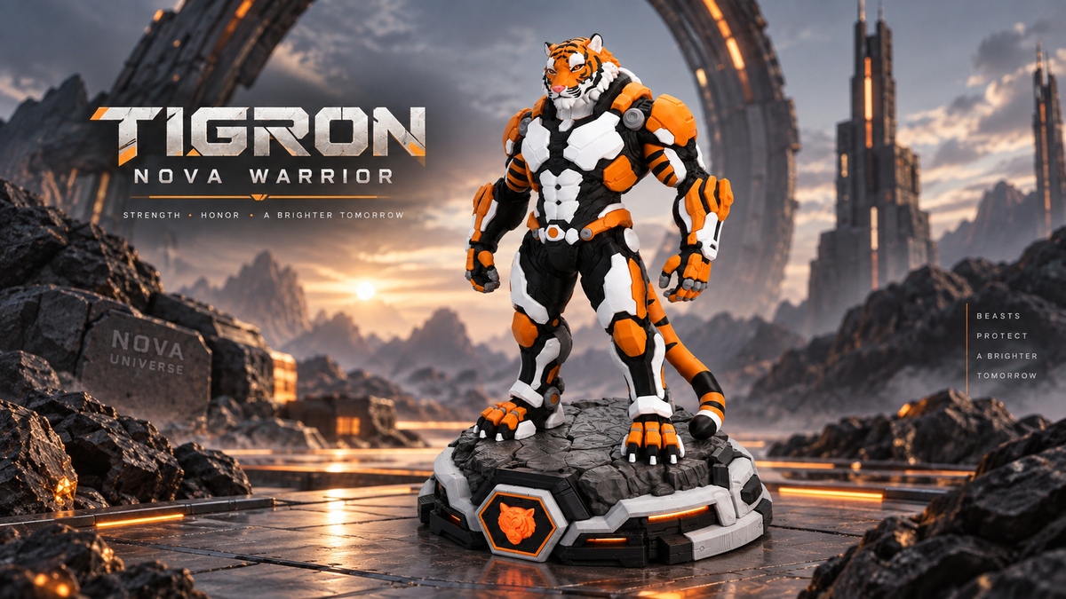 Tigron – Mecha Tiger | Large Display Figure