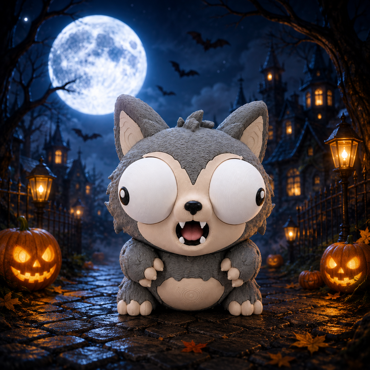 Derp Werewolf – Interactive Halloween Figure