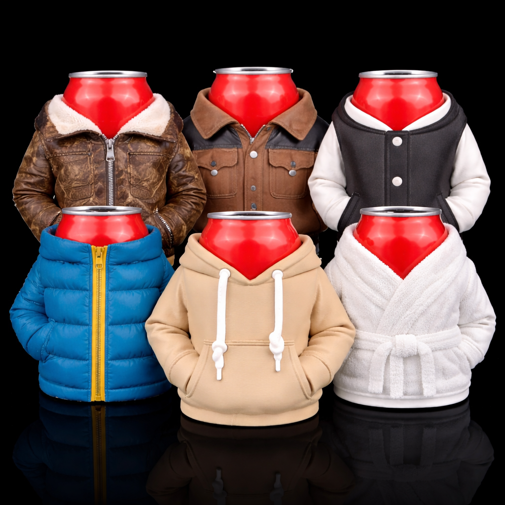 Jacket Can Covers – Mini Outfit Collection (6 Styles)