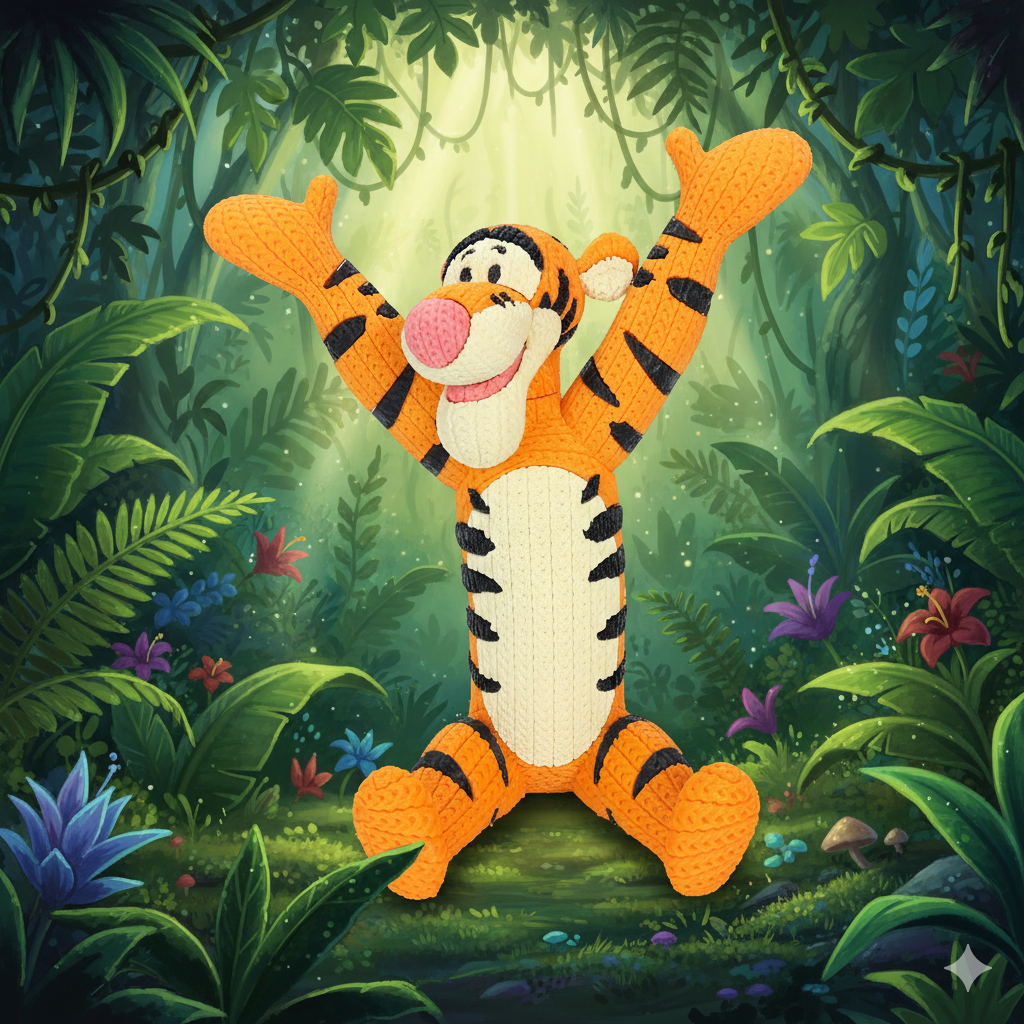 Winnie the Pooh & Friends – Knitted Style Figure