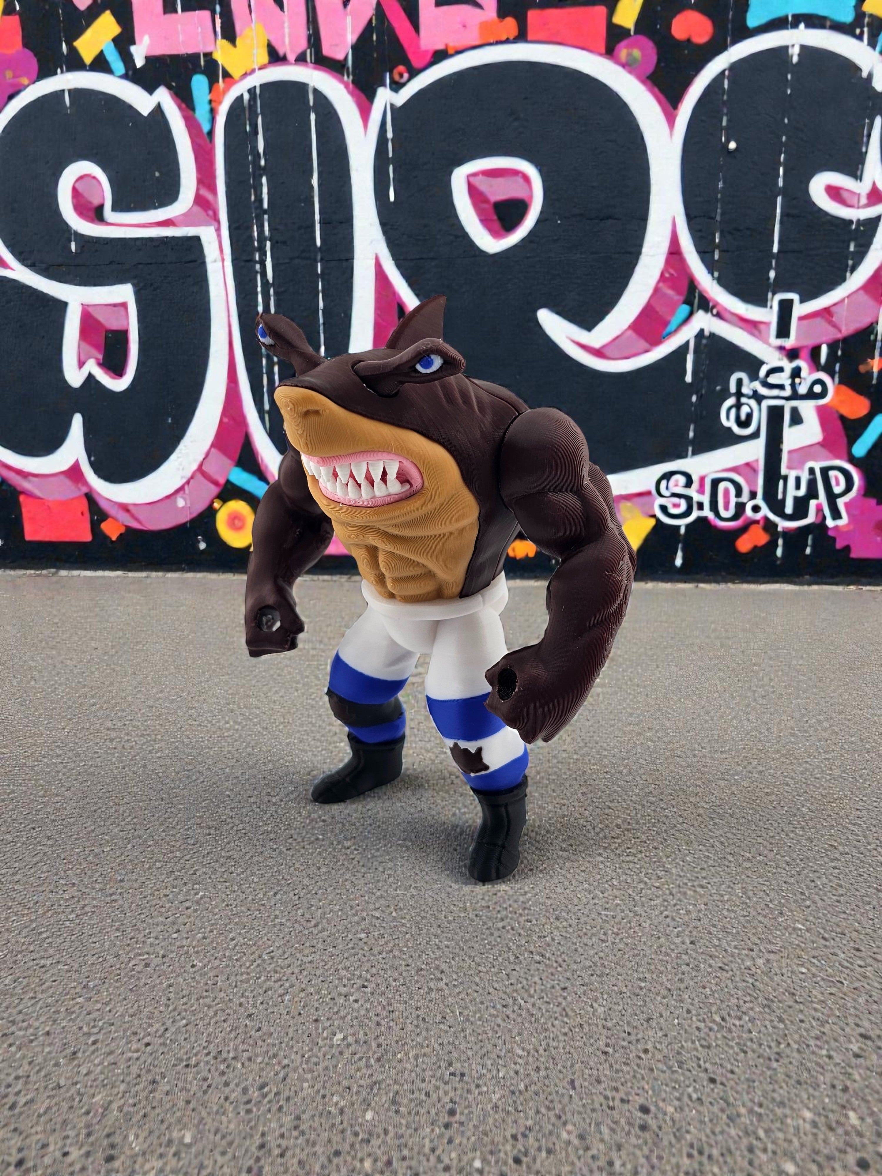 Street Sharks – Collectible Figure – Average Joe's 3D