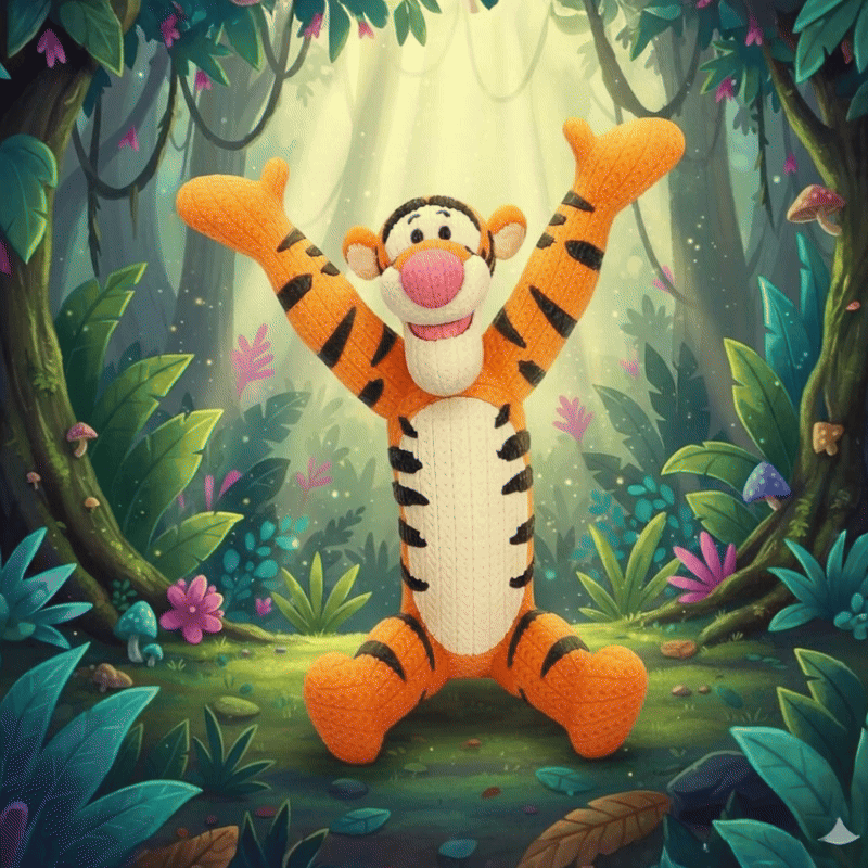 Winnie the Pooh & Friends – Knitted Style Figure