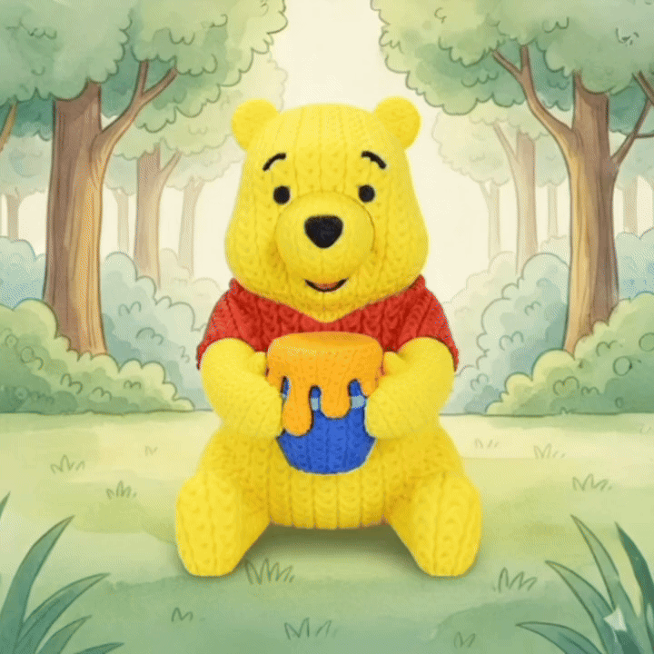 Winnie the Pooh & Friends – Knitted Style Figure